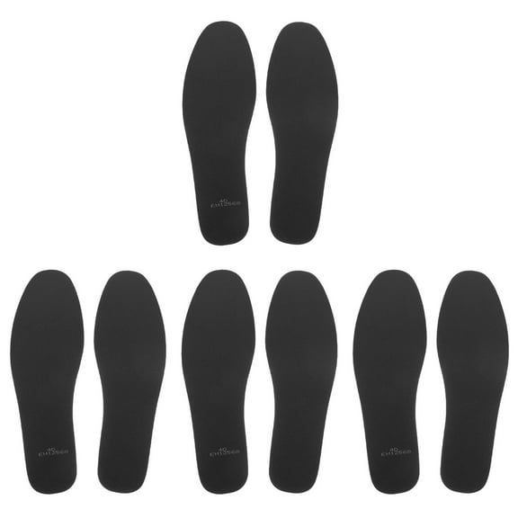 Masteelf 4 Pairs of Men Sturdy Shoe Inserts Wear-resistant Shoe Insoles Women Shoe Insoles