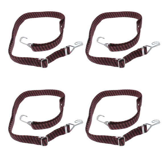Masteelf  4 Pcs Auto Ratchet Straps Luggage Rope Cargo Tie down