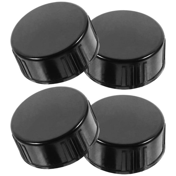 KALLORY Plastic Bottle Screw 4-Pack Airtight Seal Leak-Proof Replacement Caps for Bottles