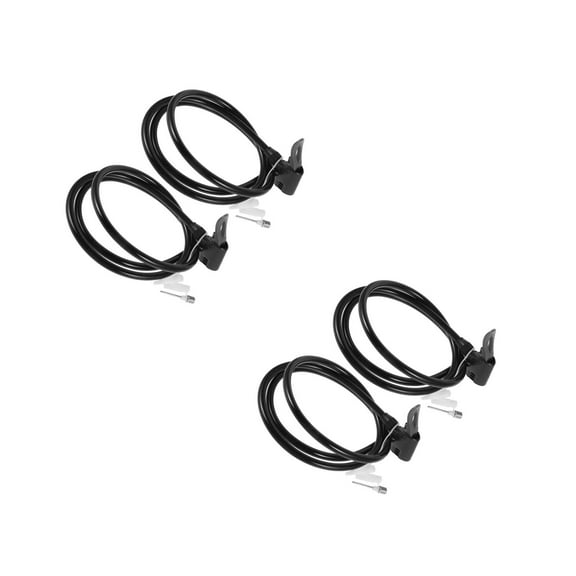 Masteelf 4 Pcs Bicycle Pump Replacement Hose For Tire Inflation Dual Head Valve Adapter For And Valves Portable Air Pump Parts For Bike Accessories