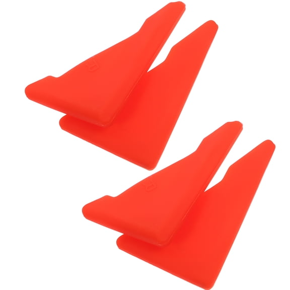 WRITWAA 4Pcs Car Door Edge Guards Red Silicone Anti Scratch Protector for Vehicle Doors