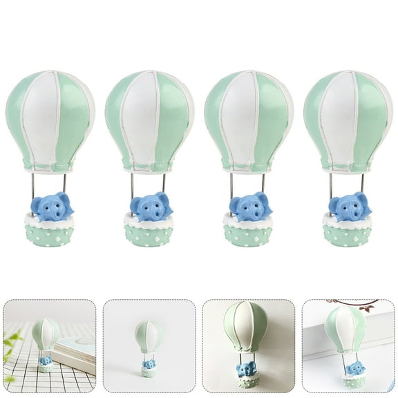 Masteelf 4 Pcs Cake Toppers Cake Decorating Figurines Child Baby 9X5CM Green