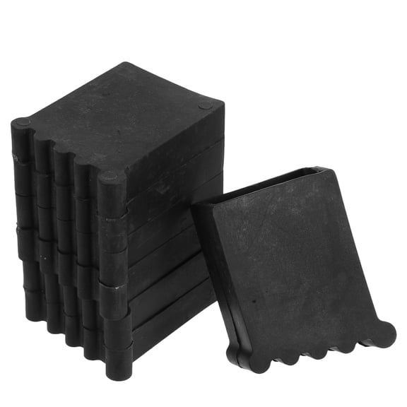 Masteelf 4 Pcs Chain Straps Ladder Foot Cover Work 8.30X6.00X3.60CM Black