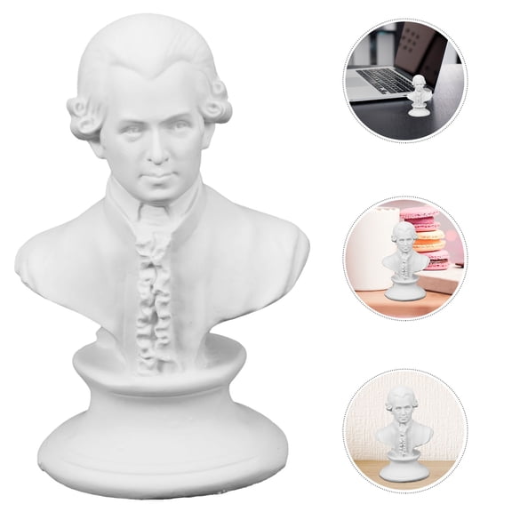 Masteelf 4 Pcs Character Statue Decoration Musician Bust Sculptures