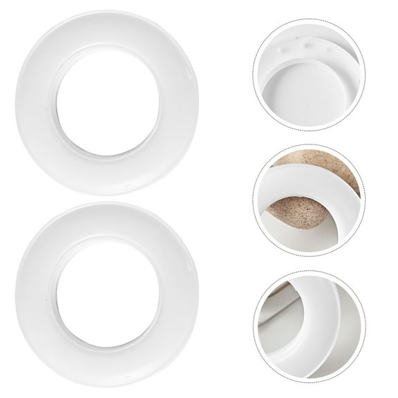 Masteelf 4 Pcs Curtains Hook Buckle Hanging Ring Lightweight Replaceable Grommets