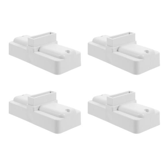 Masteelf 4 Pcs Fence Support Garden Plastic Fence Base Stake Support Trellis Stand Panel Holder for Outdoor Lawn Fence Accessories