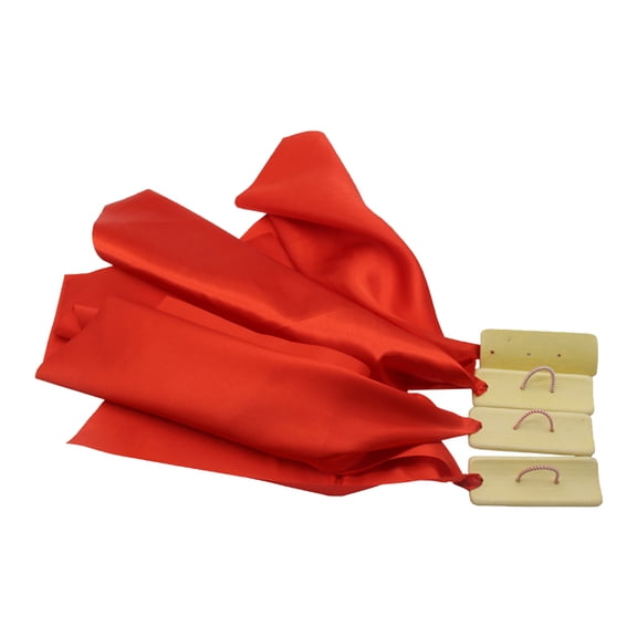 HONITANO Chinese Props Red 4Pcs 3.93X1.57X0.20in