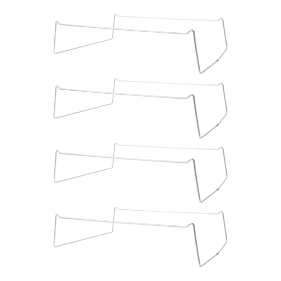 Masteelf 4 Pcs Grill Rust-resistant Fish Roaster Picnic Fish Roaster 31.5X21CM Silver