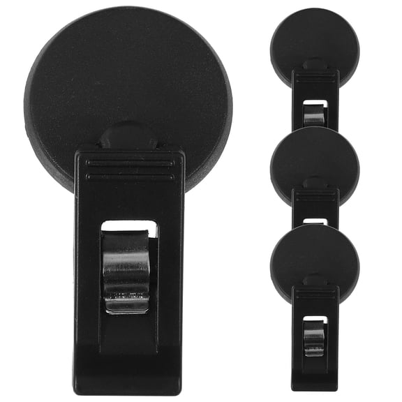 Masteelf Multipurpose Car Visor Clips for Securing Cards and Bills Made of ABS Black Lightweight and