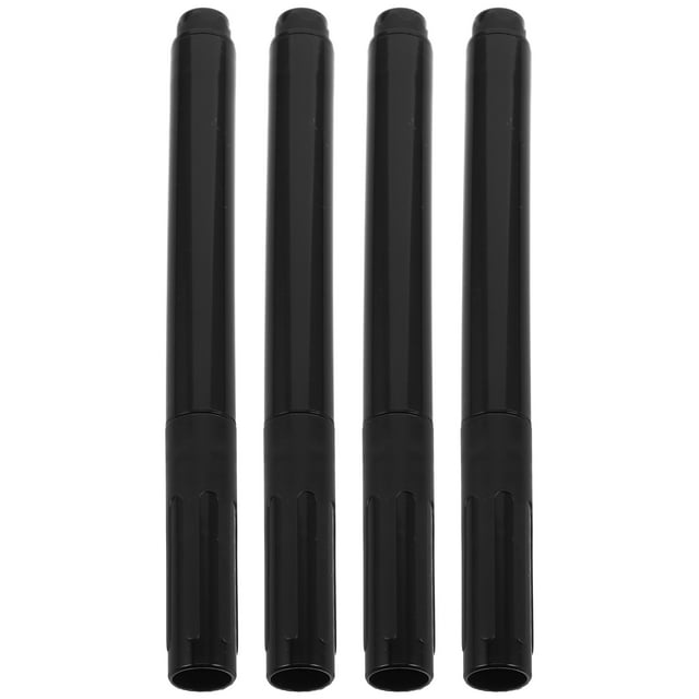 Masteelf  4 Pcs Inclined Blade Money Detector Pen LED Fill Light Fully Automatic Cleaning Balls Black