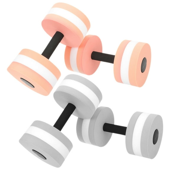 Masteelf 4 Pcs Inflatables Water Floating Dumbbell Fitness