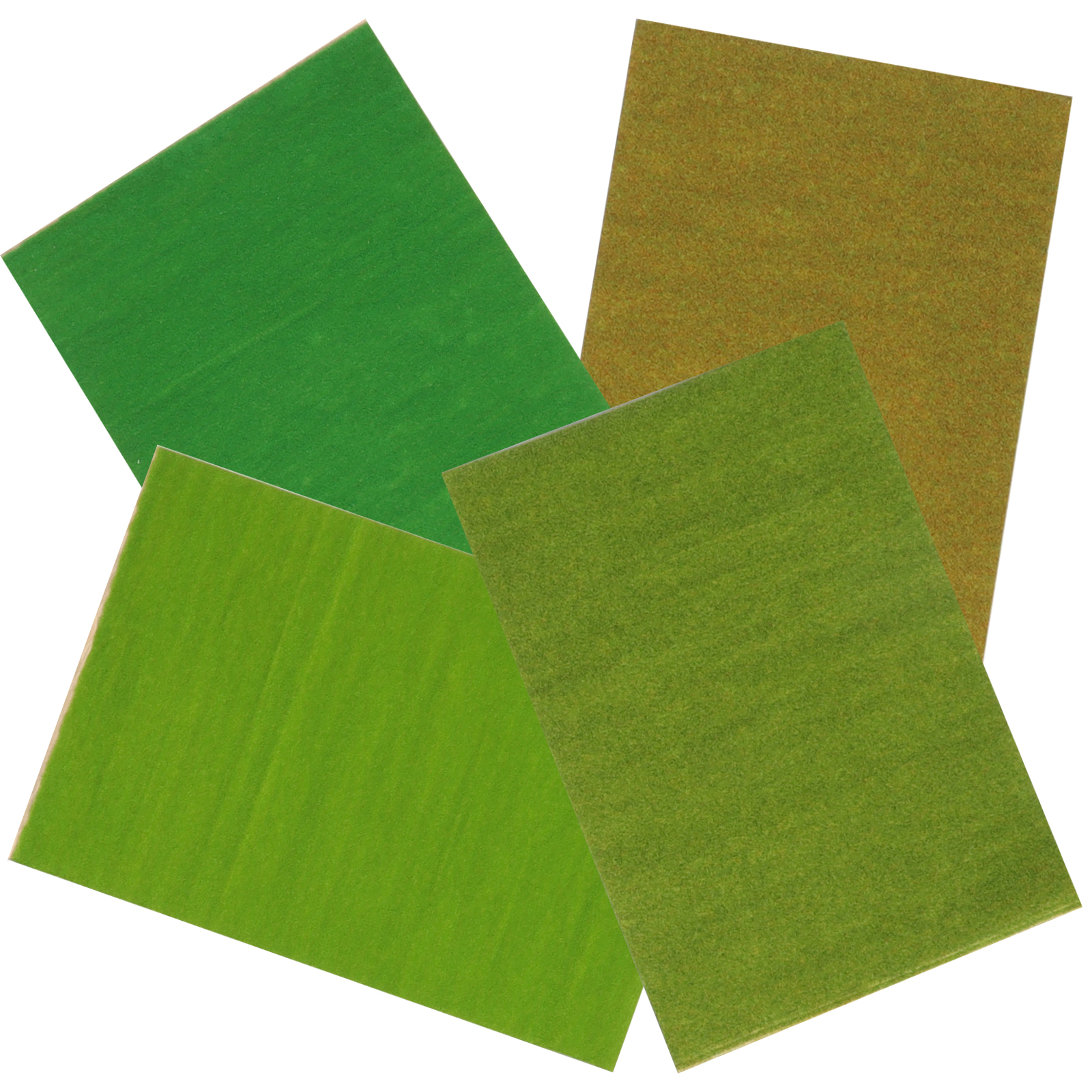 Model Train Rugs Masteelf 4 Pcs Model Train Scenery Rugs Artificial Grass Miniature Turf ...