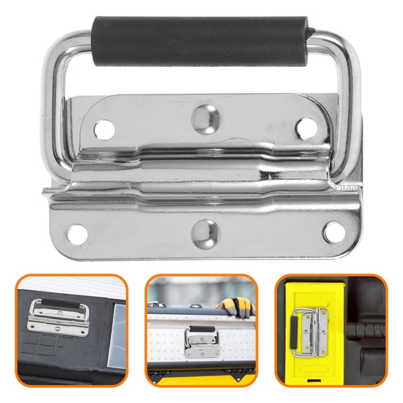 Masteelf  4 Pcs Mount Handle Replaceable Case Durable Handles Box