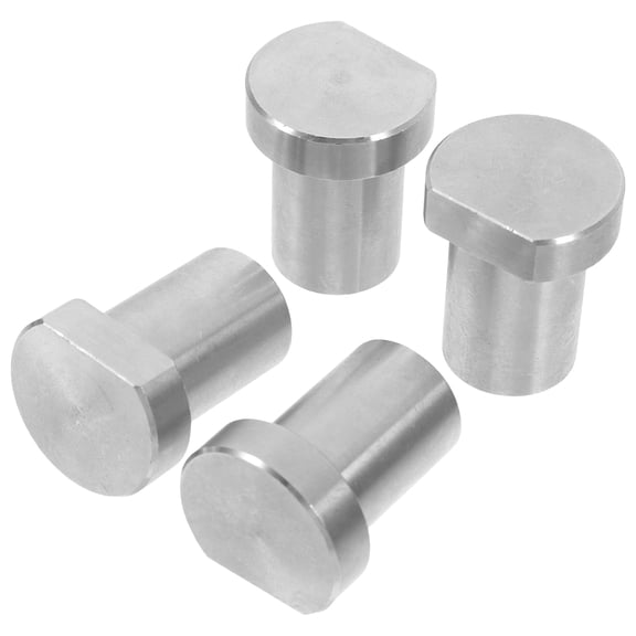HONITANO 4-Piece Plated Stainless Steel Woodworking Workbench Dogs Pegs for Home and Workshop Use