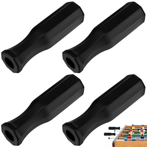 SWETRACE Table Foosball Replacement Handles Plastic 4Pcs Black
