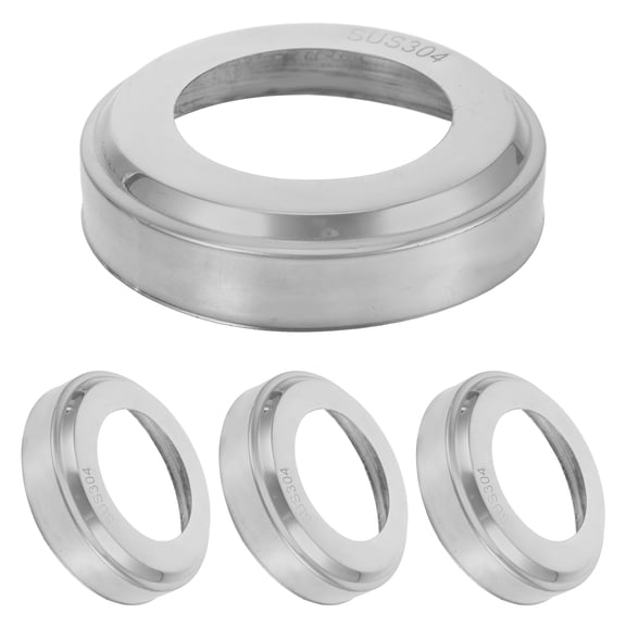 IDEANATEGRATE Escutcheons Plate Pool Ladder Pool Side Plate 4Pcs 3.5X2.0X0.8In