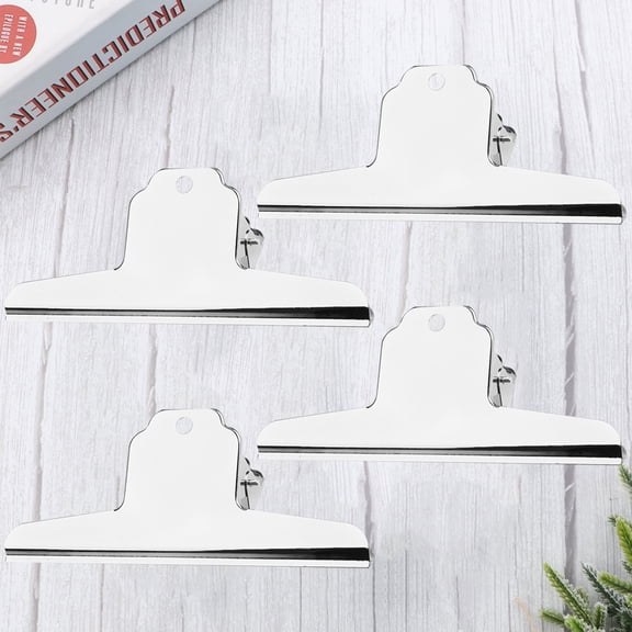 Masteelf 4 Pcs Paper Clip Holder Binders Newspaper and Magazine Information Folder