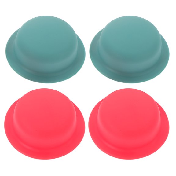 Masteelf  4 Pcs Portable Pot Cover Replacement Food Jar Anti-scald Lid Handle