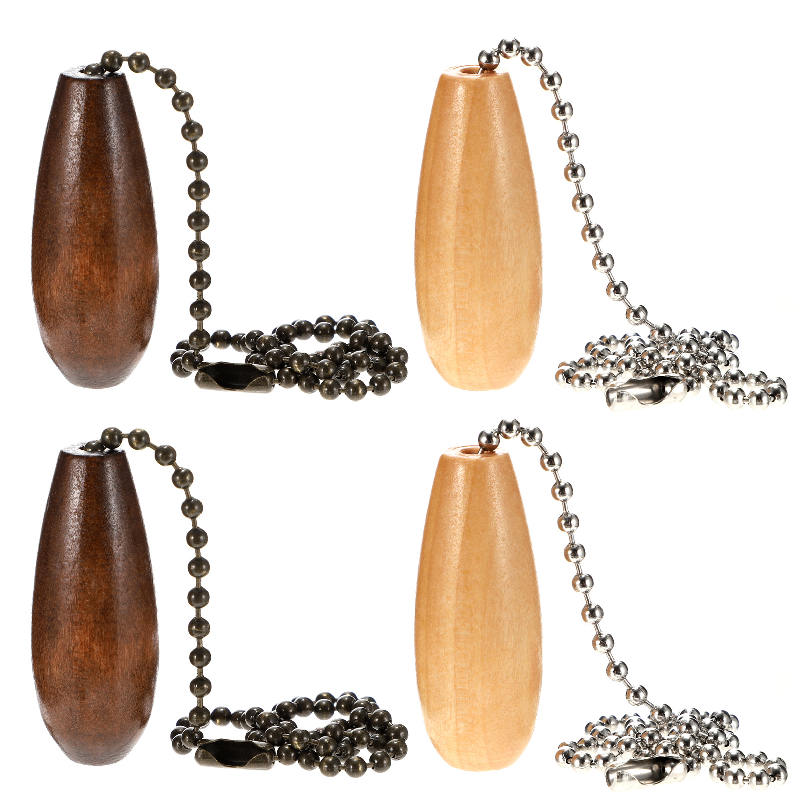 Masteelf 4 Pcs Pull Chains Fan Light Set Baseball Shape Pull Chain 34 ...