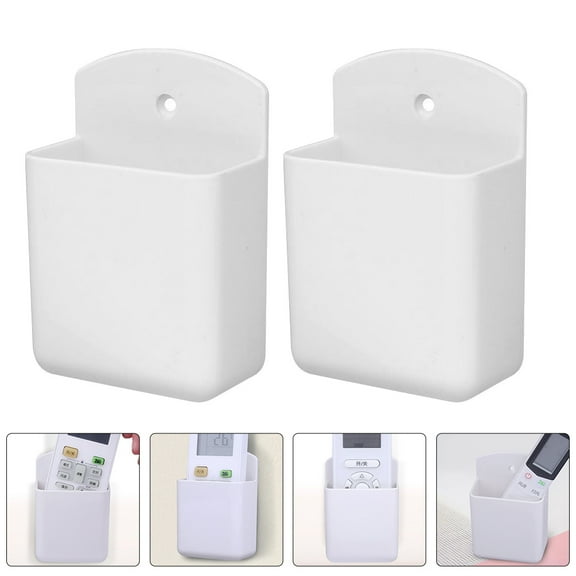 Masteelf 4 Pcs Remote Holder Wall Mounted Hanging Office Travel