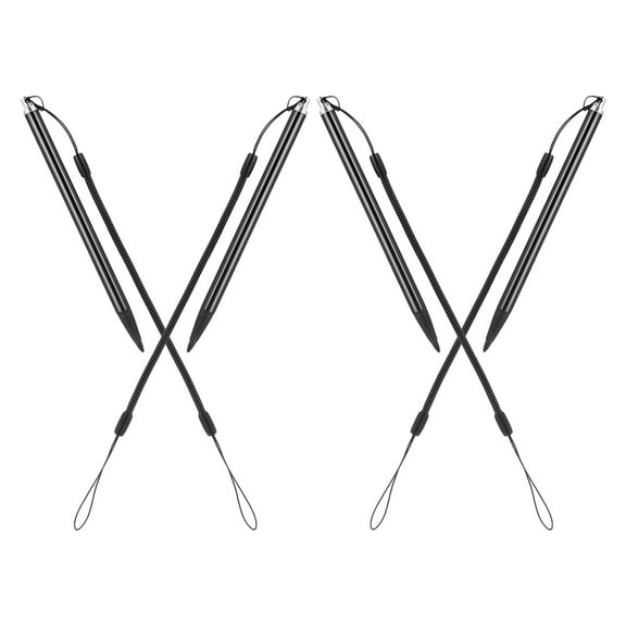 Masteelf 4 Pcs Resistive Screen Stylus 12.20X0.70X0.70CM Black