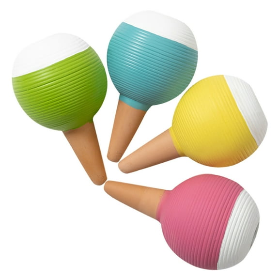 Masteelf  4 Pcs Self Watering Planter Insert Small Globes Balls Spike System