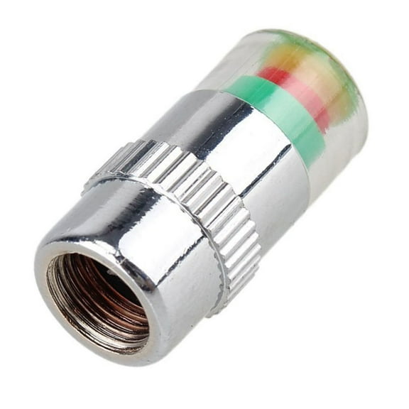 Masteelf 4 Pcs Tire Monitoring Valve Cap Pressure Warning System Indicator