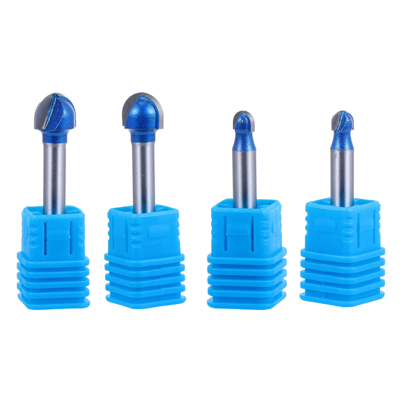 4 Cutter Router Bit 4 Pieces Router Bits for Woodworking with 1/4 Inch Shank for Smooth ...