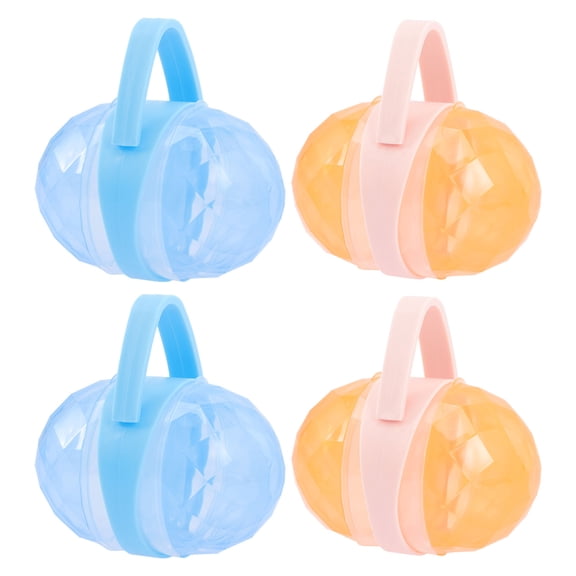 Masteelf 4 Sets Pacifier Case Pacifier Holder Portable Baby Pacifier Box