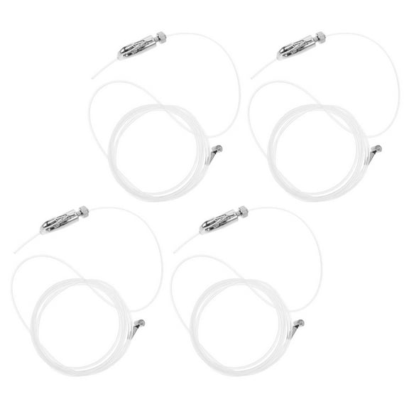 Masteelf 4 Sets Picture Hanger 200.00X2.00X1.00CM Transparent