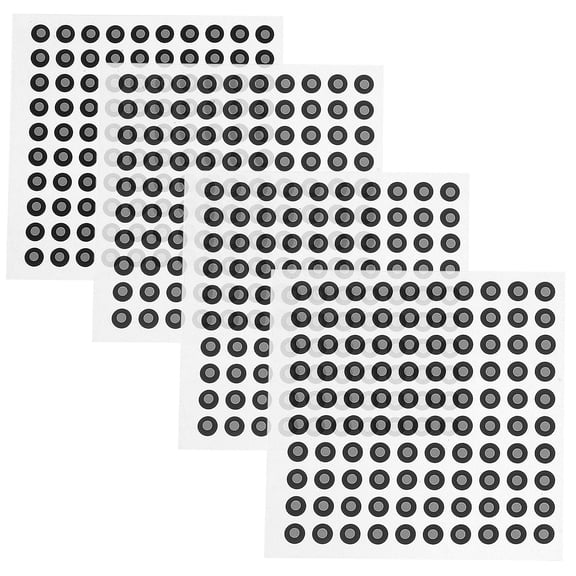 Masteelf 4 Sheet 200dots Scanning Markers for 3D Scanner Accurate Tracking Dots Reference Point Markers Diffuse Reflection for Precise Optical Tracking and 3D Scanning