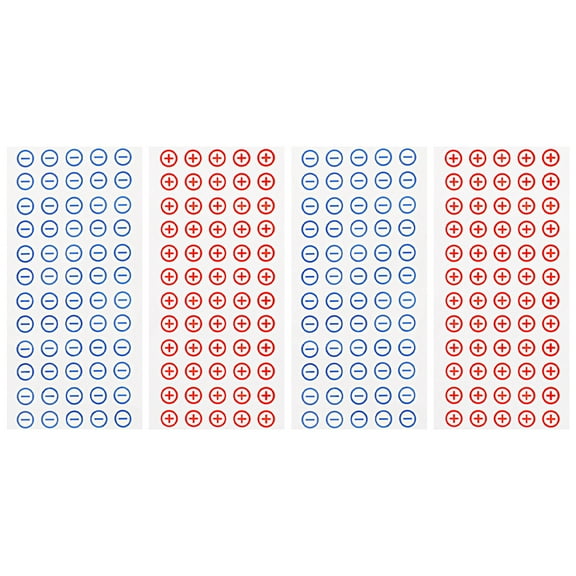 Masteelf  4 Sheets Game Scope Red and Blue Sticker Connecting Block Stickers Car