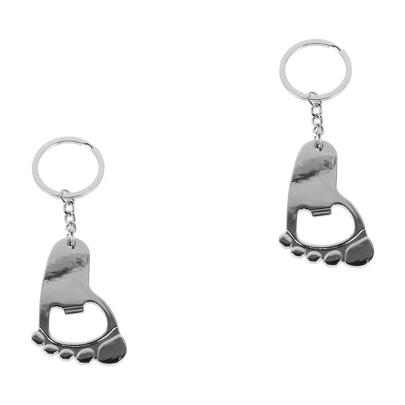 Masteelf 4 pcs Bottle Opener Keyring Key Chain Bottle Opener Keychain Bottle Opener Beverage Bottle Opener Beer Can Opener Tool Soda Can Opener