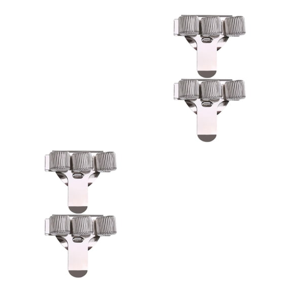 Masteelf 4-Pack Adjustable Spring Pen Holder, Convenient Triple Pen Storage Organizer for Desk or Office Use