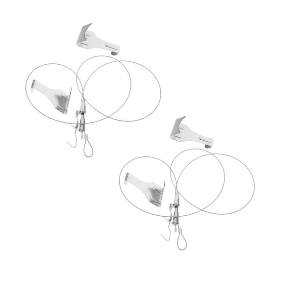 Masteelf 4 pcs Heavy Duty Picture Hanging Wire Kit Supports Picture Frame Hanging Kit Stainless Steel Wire Rope For Hanging Artwork Mirrors Paintings