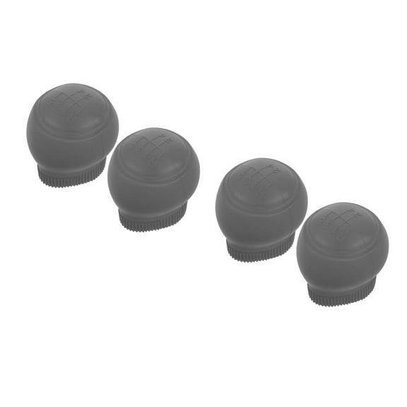 Masteelf 4 pcs  Round Ball Shift Knob Car Gear Stick Shifter Knobs Shifting Lever Replacement Fit Most Automatic Manual Transmission Vehicles 5 Speed