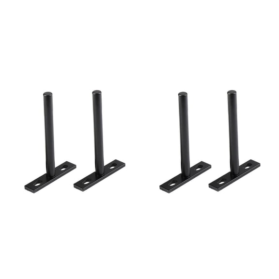 Masteelf 4 pcs  T Shape Partition Bracket Shelf Hidden Bracket Support Shelf Brackets