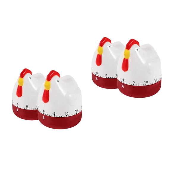Masteelf 4 pcs Timer Rooster Timer Kitchen Timer Children Timer Countdown Timer Timers Digital Clock Timer Desktop Mechanical Timer Kitchen Baking Timer