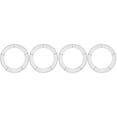 thumbnail image 1 of Masteelf 4 pcs Wreath Form Round Backdrop Stand Flower Wreath Ring Stand Circle for Decoration, 1 of 6