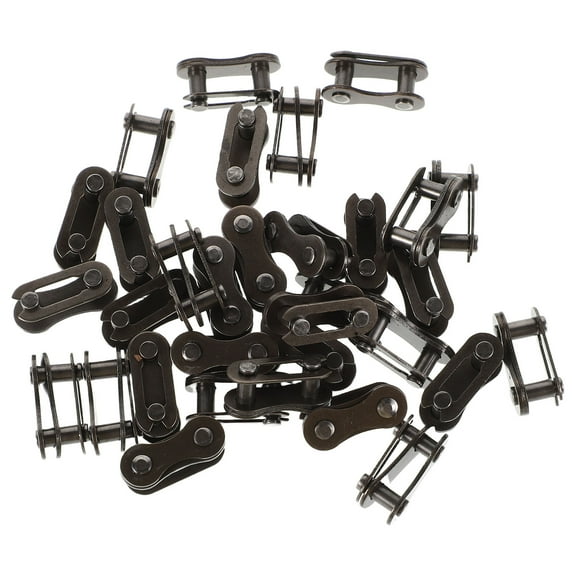 Masteelf  40 Pcs Bicycle Chain Link Connector Mountain Bike Repair Dark Brown