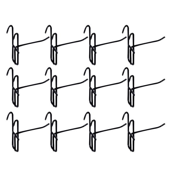 Masteelf 40 Pcs Iron Hooks Display Prop Shelf Holders Pegs Garment Rack