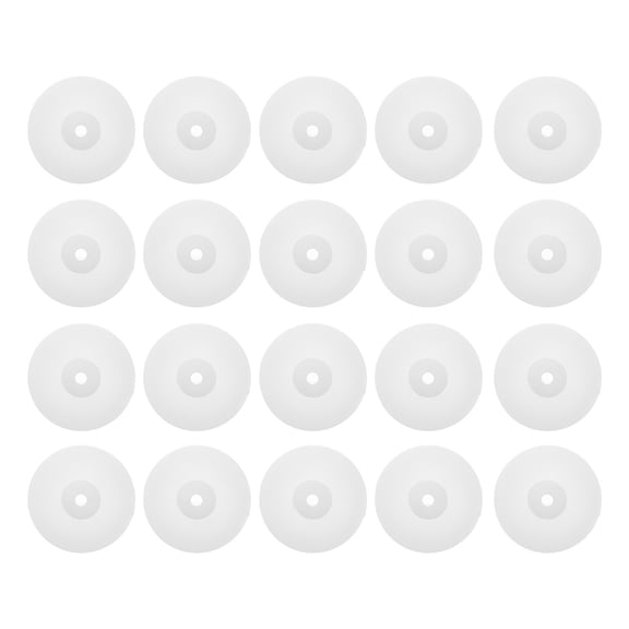 Masteelf  40 Pcs Universal Pulley DIY Gear Picture Hook Hanging Air Vent Container Parts White