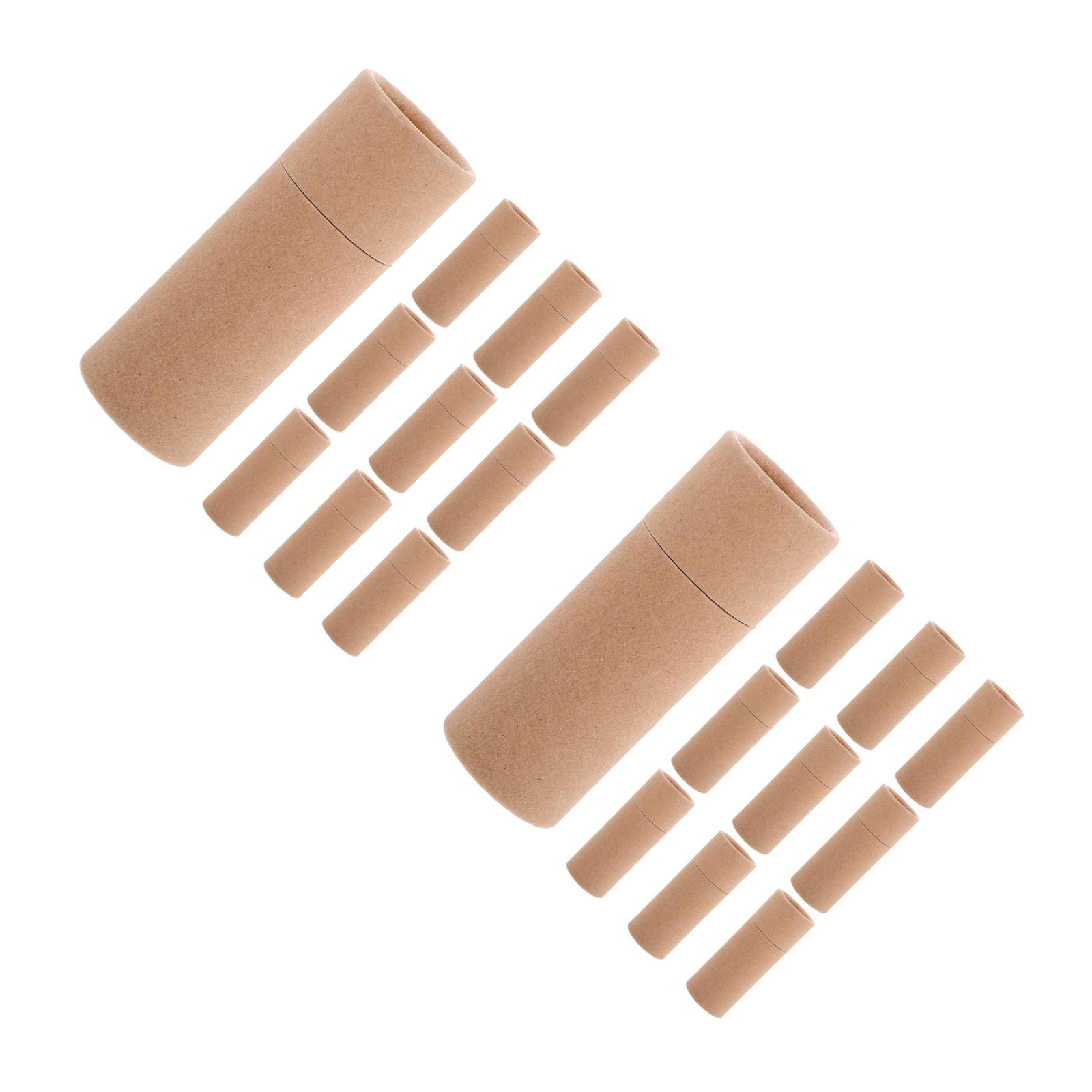 Masteelf 40 pcs Empty Kraft Paper Jar Tube Cardboard Boxes 20ml ...