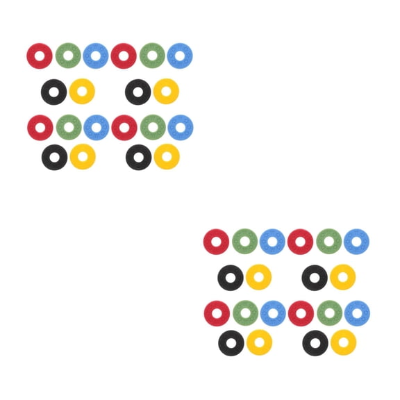 Masteelf 40 pcs Guitar Strap Locks Guitar Protector Strap Blocks Anti Drop Guitar Accessories Easy To Install For Electric Bass And Acoustic Guitar