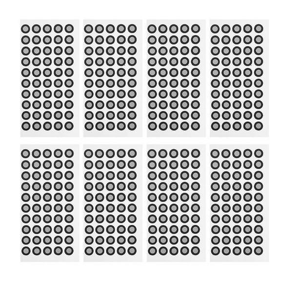 IDEANATEGRATE Marking Point Black Reflective Film 400Pcs Circular for Calibration and Positioning