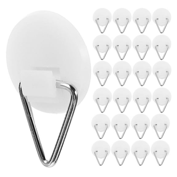 Masteelf 40pcs Adhesive Picture Frame Hooks Non-Trace Plate Hangers for Displaying Self-Adhesive Hooks for Small Kitchens Apartments