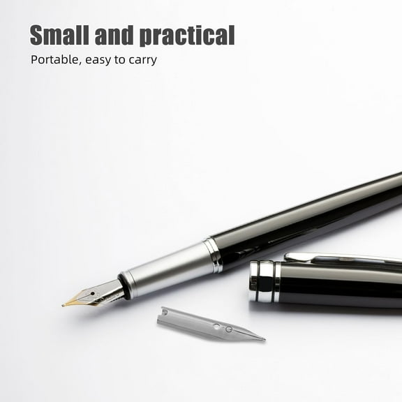 Masteelf 40pcs Fountain Pen Tips Replacements Metal Calligraphy Pens Dip Nibs for Writing Calligraphy Painting Signing Accessories