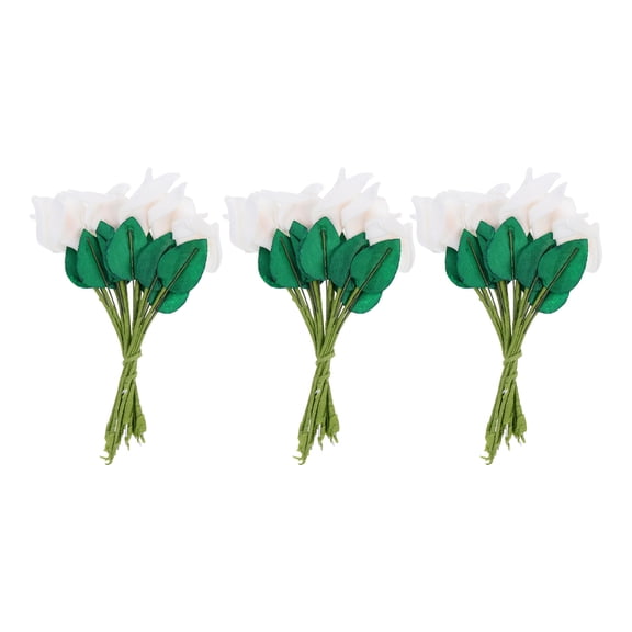 Masteelf 432-Piece Artificial Mini Flower Bouquets Set, Lovely Fake Flower Decorations for Crafts and Home Decor Supplies