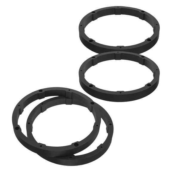 Masteelf 4PCS Automotive Speaker Spacer Adapter Rings Vehicle Speaker Spacer Ring Plastic Speaker Gasket for Car Audio System Modification