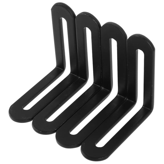 Masteelf  4 Pcs Corner Brace Bracket Right Angle Brackets Furniture Code